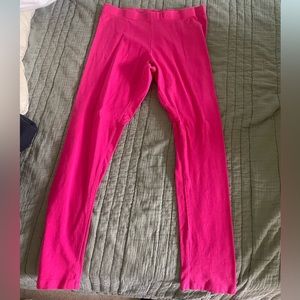 pink leggings /// size extra large